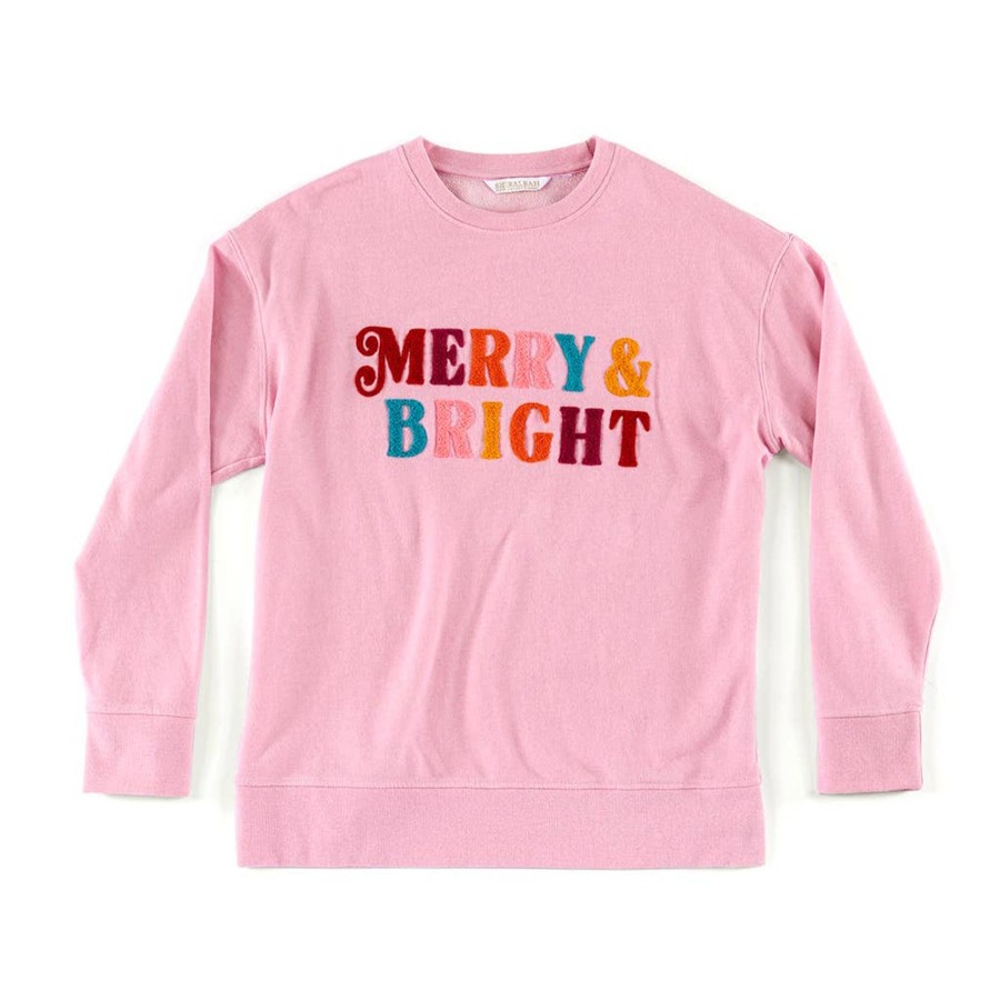 Apparel And Accessories Elyse Breanne | Merry & Bright Sweatshirt