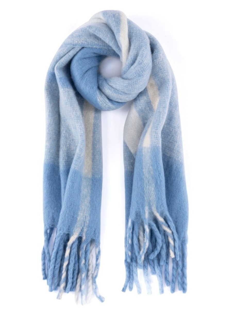 Apparel And Accessories Elyse Breanne | Sparrow Sky Blue Scarf