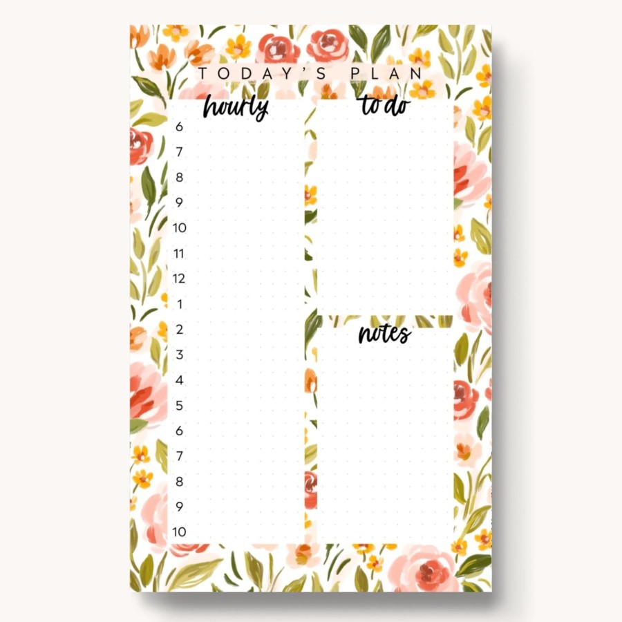 Stationery Elyse Breanne Planners | Daily Planner Notepad, 8.5X5.5"