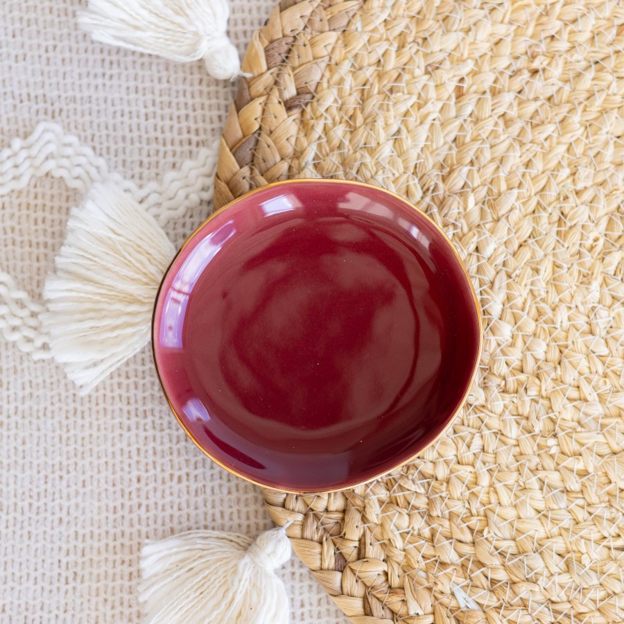 Home And Garden Elyse Breanne | Merlot Ring Dish