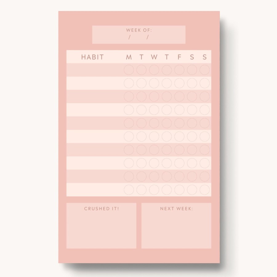 Stationery Elyse Breanne Planners | Habit Tracker Notepad