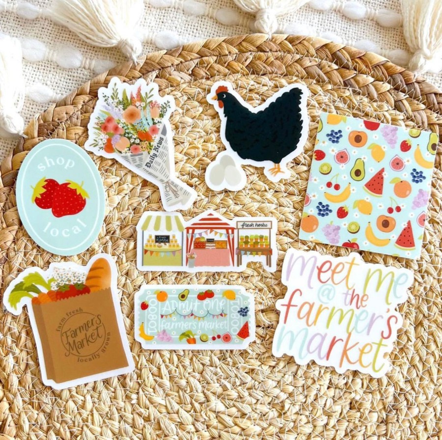 Stickers Elyse Breanne Sticker Packs | Farmers Market Sticker Pack