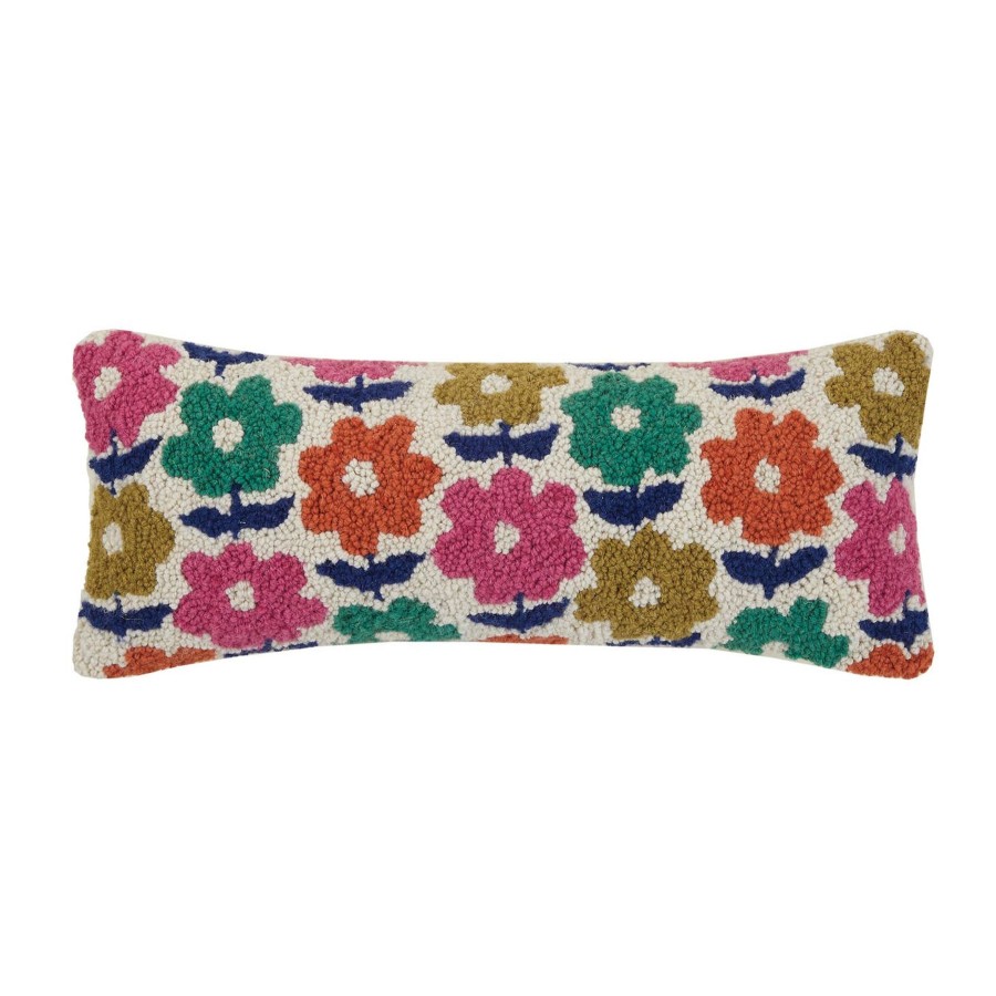 Home And Garden Elyse Breanne | Groovy Blooms Hook Pillow