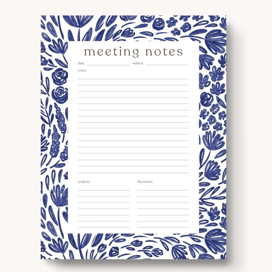 Stationery Elyse Breanne Cards & Paper | Meeting Notes Notepad, 11X8.5"