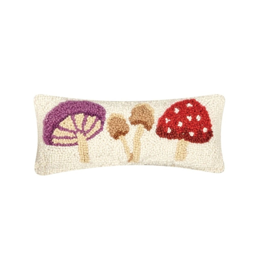 Home & Living Elyse Breanne Home Goods | Mushrooms Hook Pillow