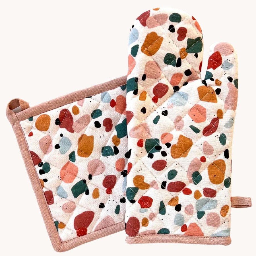 Home & Living Elyse Breanne Kitchen | Oven Mitt + Pot Holder Set