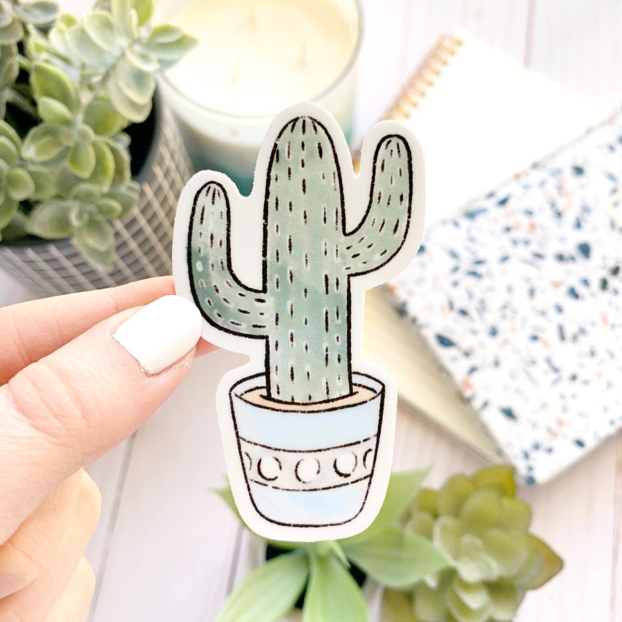 Stickers Elyse Breanne Plants | Waterproof Vinyl Sticker, 3X1.75"