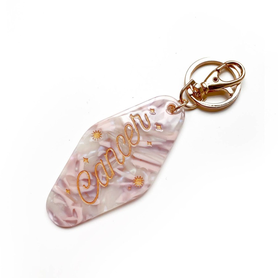 Apparel And Accessories Elyse Breanne | Cancer Horoscope Motel Keychain