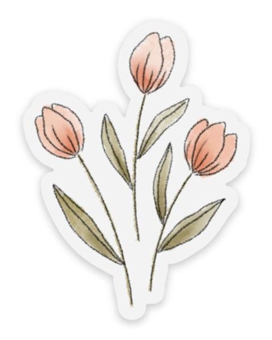 Stickers Elyse Breanne Florals | Clear Waterproof Vinyl Sticker 2.5X1.75"