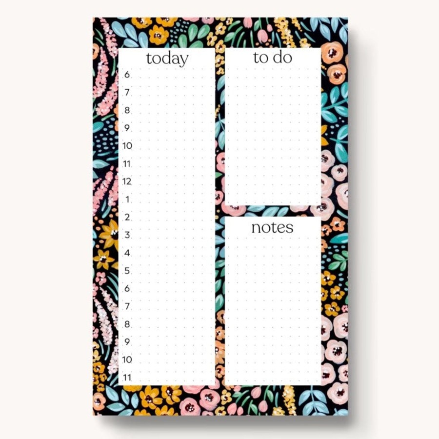 Stationery Elyse Breanne Cards & Paper | Hourly Daily Planner Notepad, 8.5X5.5"