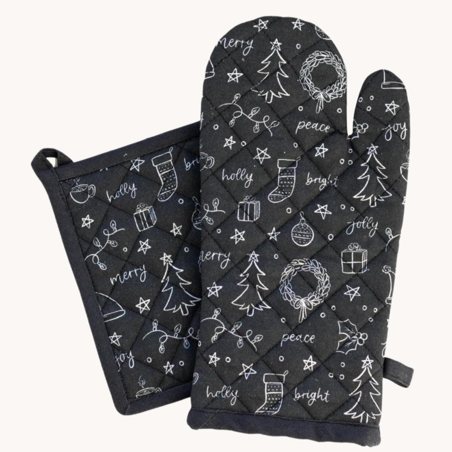 Home & Living Elyse Breanne Kitchen | Oven Mitt + Pot Holder Set