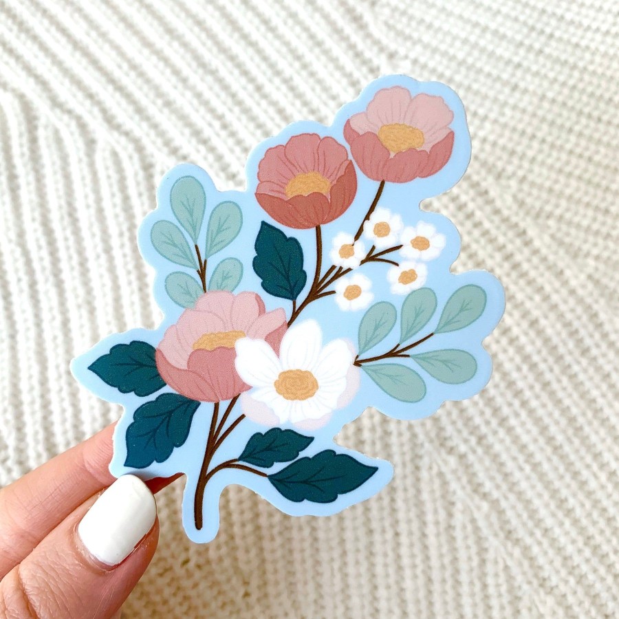 Stickers Elyse Breanne Florals | Waterproof Vinyl Sticker, 3.5X3"