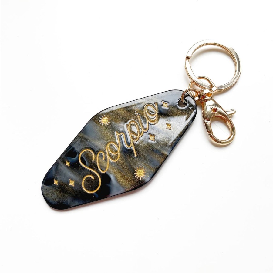 Apparel And Accessories Elyse Breanne | Scorpio Horoscope Motel Keychain