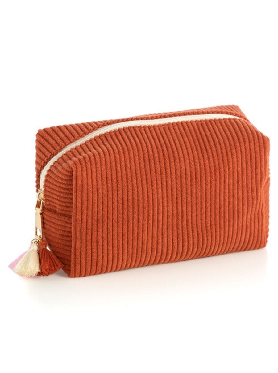 Apparel And Accessories Elyse Breanne | Rust Roux Boxy Zip Pouch