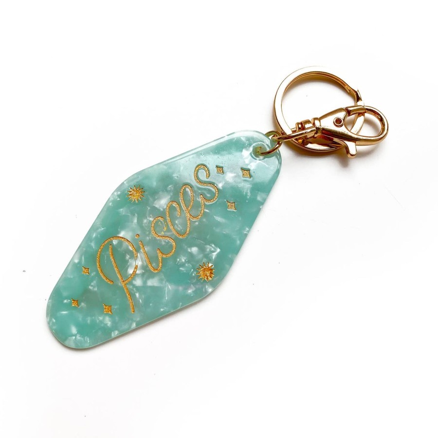 Apparel And Accessories Elyse Breanne | Pisces Horoscope Motel Keychain