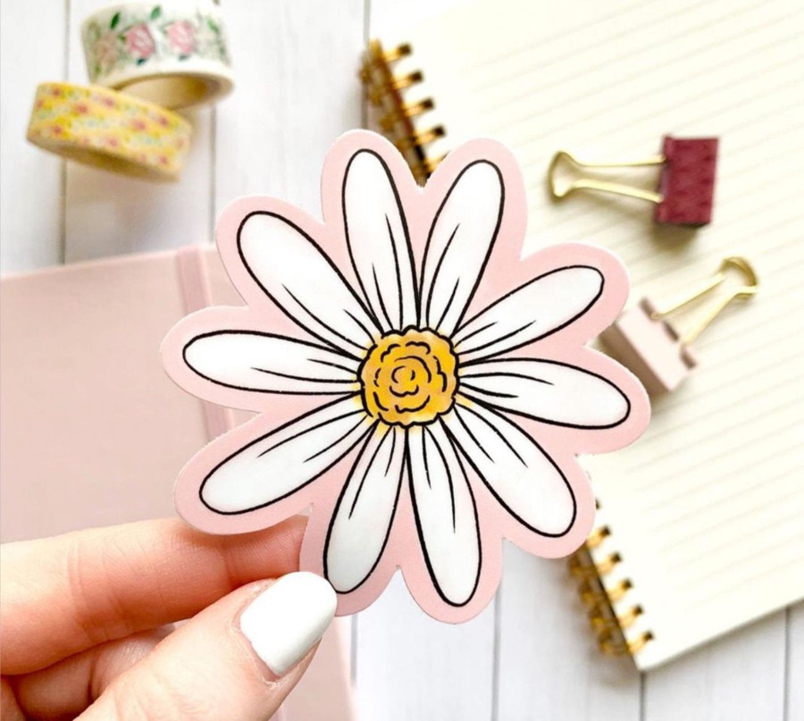 Stickers Elyse Breanne Florals | Waterproof Vinyl Sticker, 3X3"