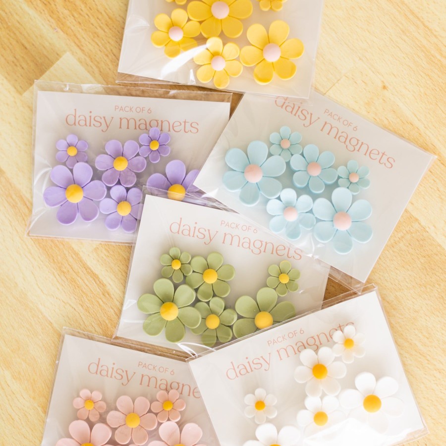 Home And Garden Elyse Breanne | Pack Of 6 Daisy Magnets