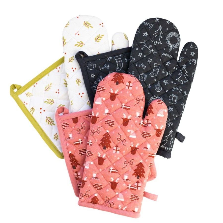 Home & Living Elyse Breanne Kitchen | Oven Mitt + Pot Holder Set