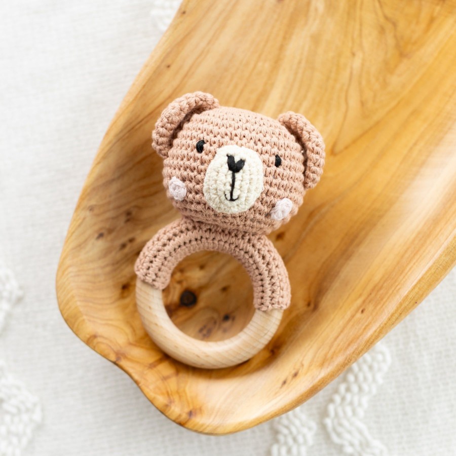 Baby Elyse Breanne | Clay Bear Crochet Rattle