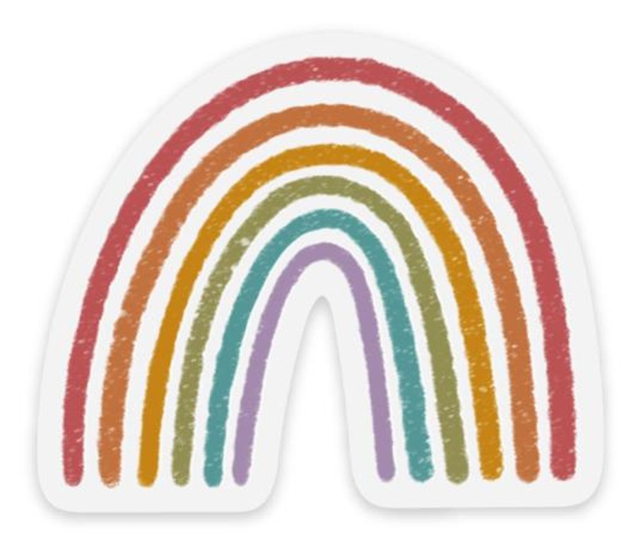 Stickers Elyse Breanne Rainbows | Clear Waterproof Vinyl Sticker, 2.5X2.5"