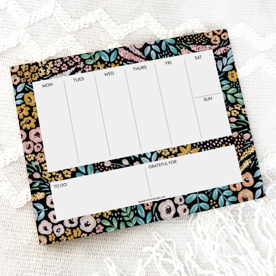 Stationery Elyse Breanne Cards & Paper | Weekly Planner Notepad, 8.5X11"