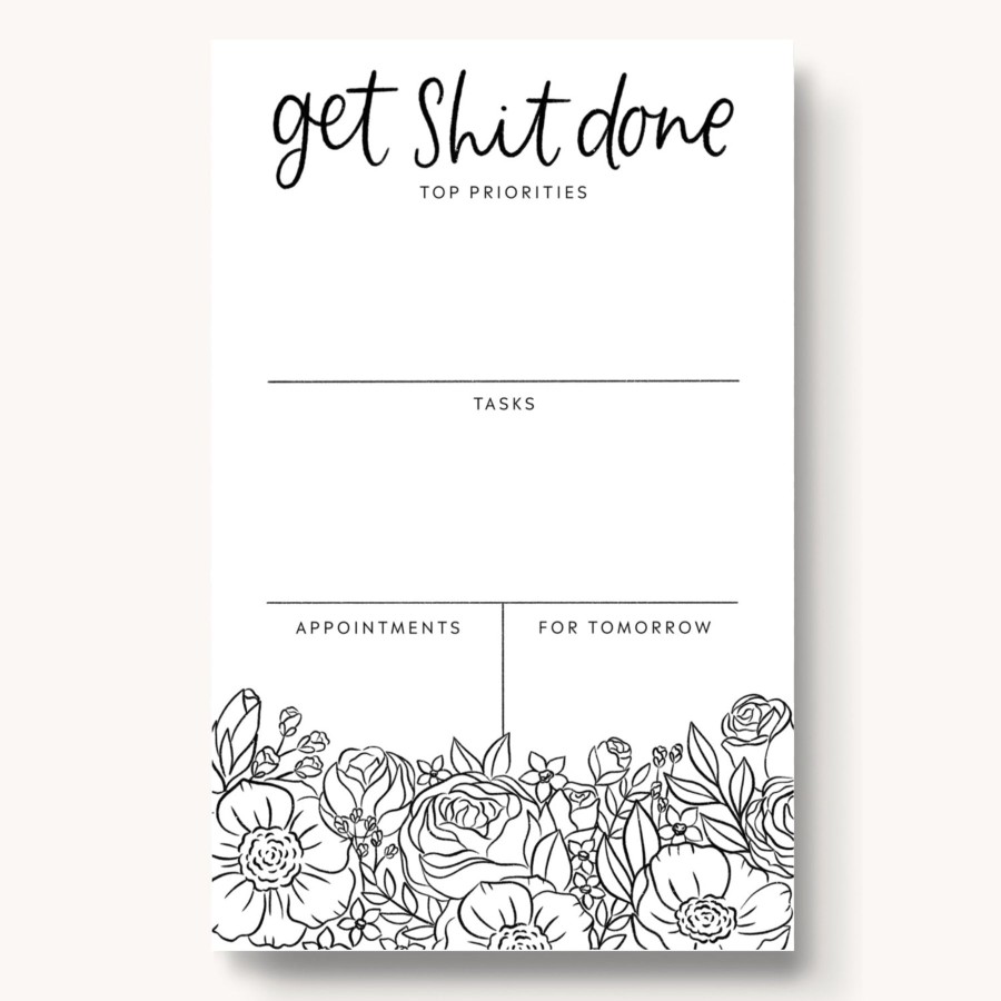 Stationery Elyse Breanne Planners | Daily Planner Notepad, 8.5X5.5"