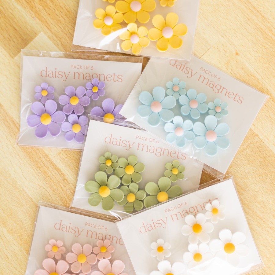 Home And Garden Elyse Breanne | Pack Of 6 Daisy Magnets