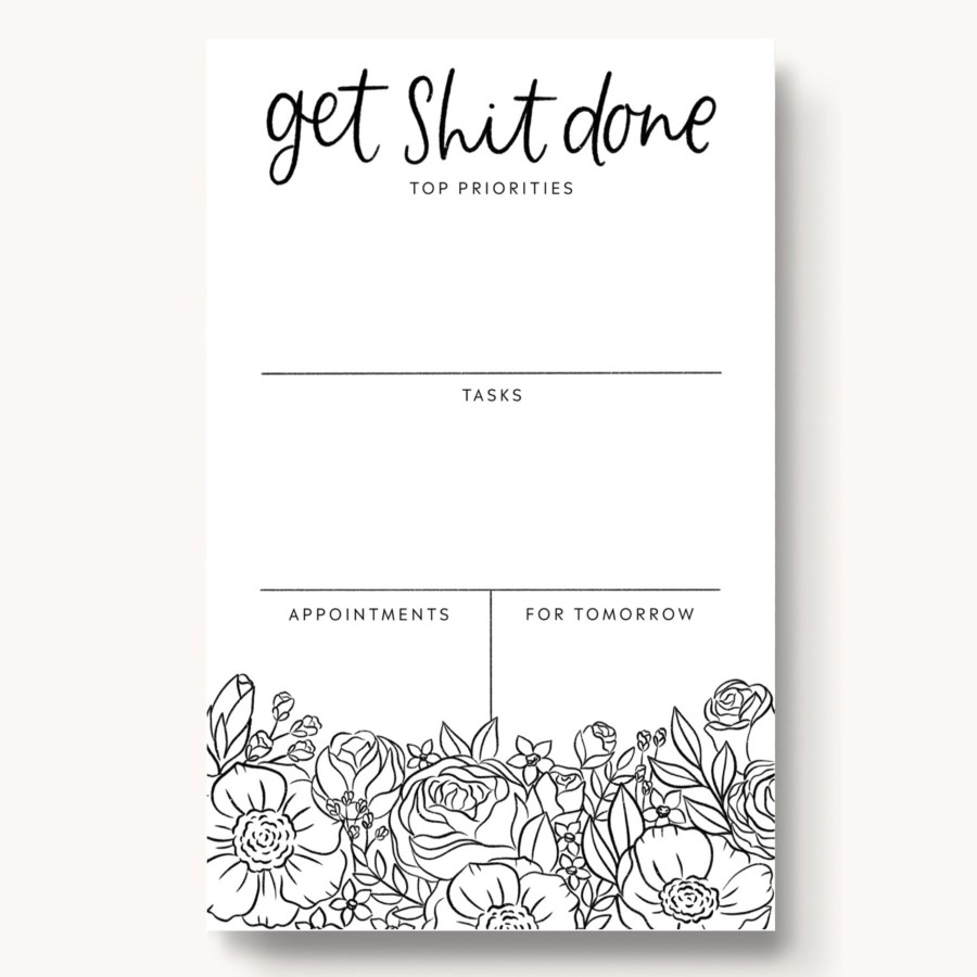 Stationery Elyse Breanne Cards & Paper | Daily Planner Notepad, 8.5X5.5"