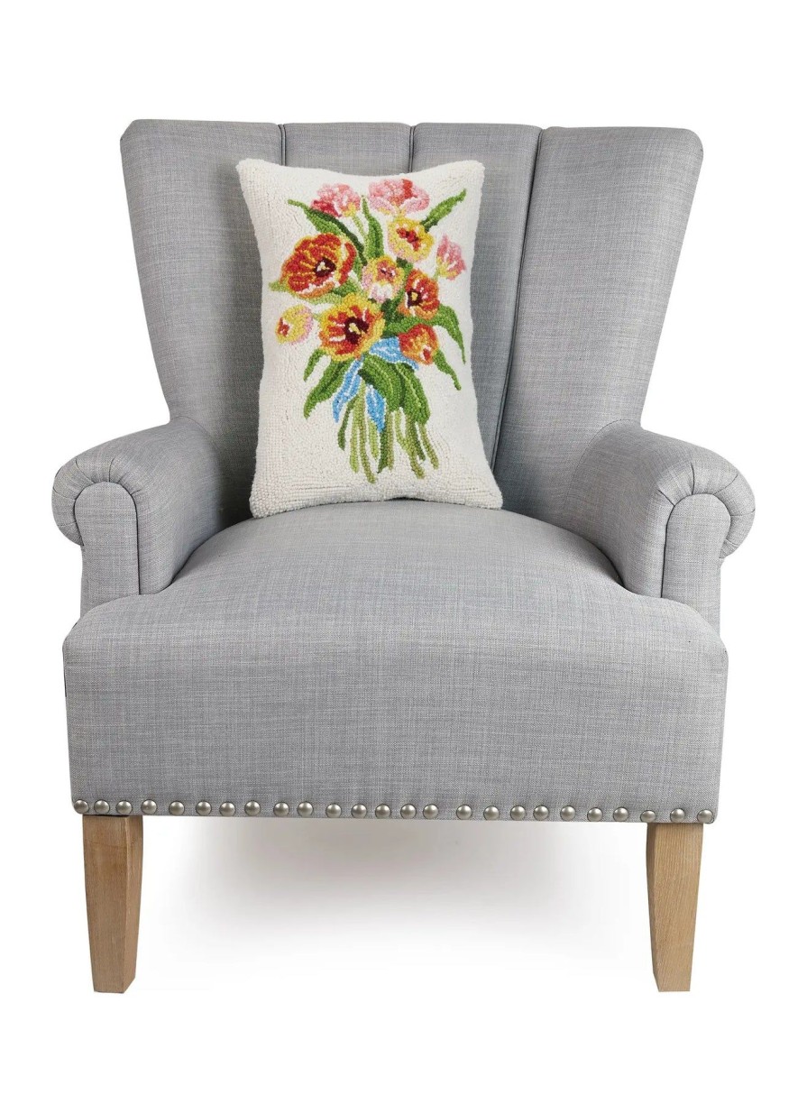 Home And Garden Elyse Breanne | Spring Tulips Pillow