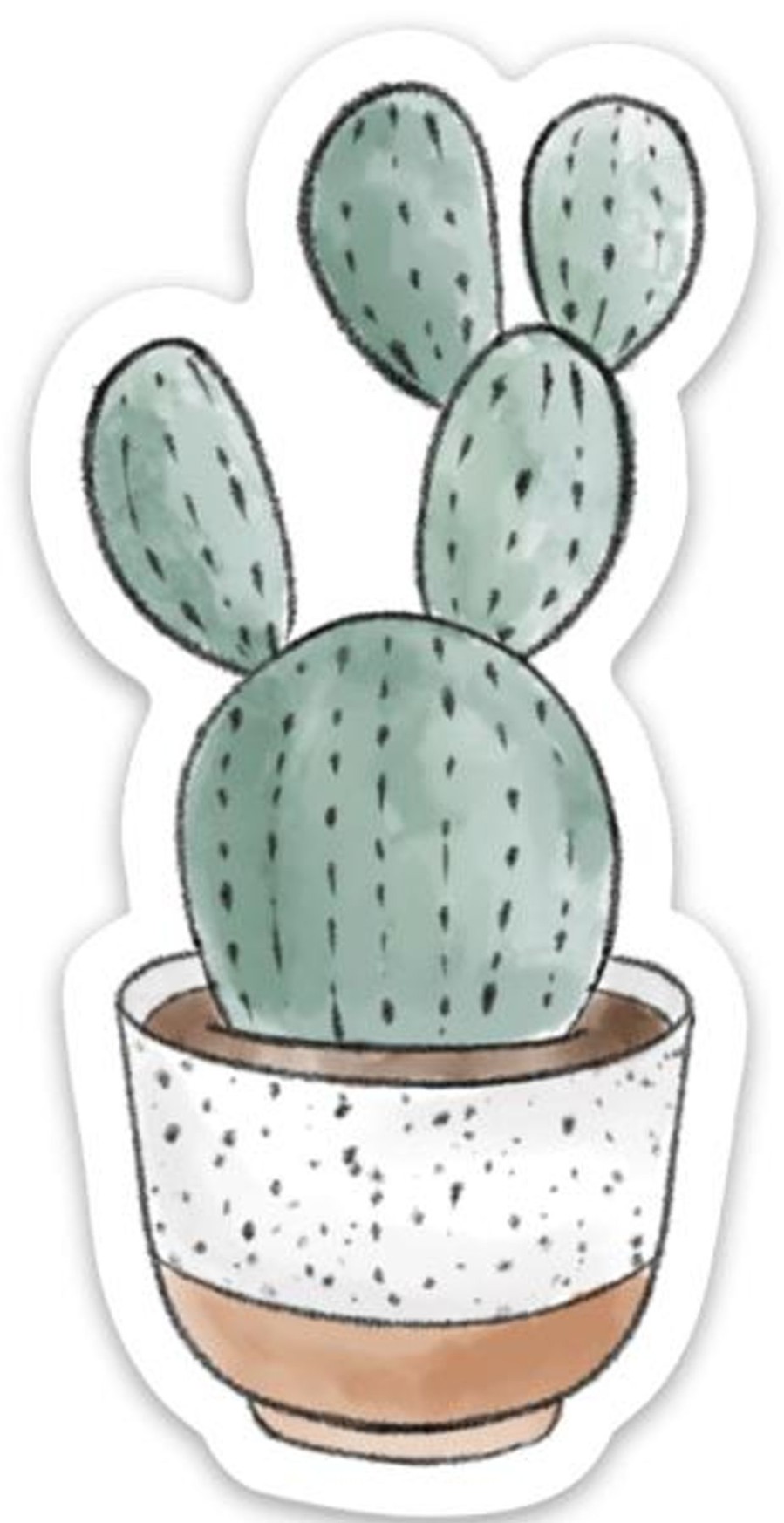 Stickers Elyse Breanne Plants | Waterproof Vinyl Sticker, 3.5X2.75"