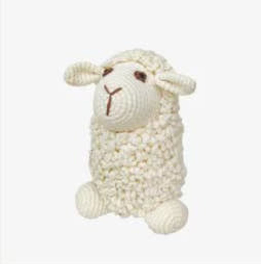 Baby Elyse Breanne | White Sheep Crochet Stuffed Animal