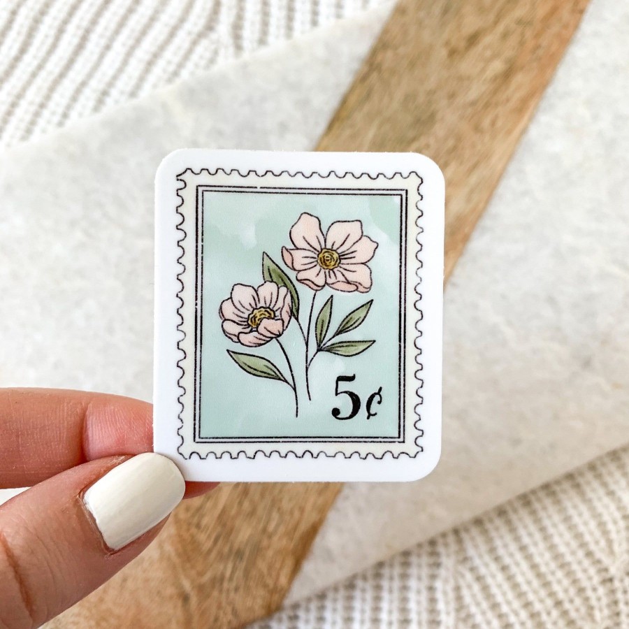 Stickers Elyse Breanne Florals | Waterproof Vinyl Sticker 2X1.75"