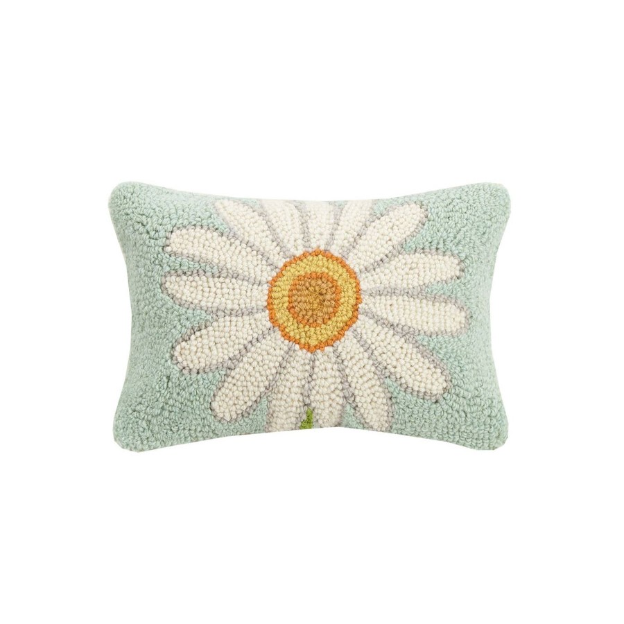 Home And Garden Elyse Breanne | Blue Daisy Hook Pillow