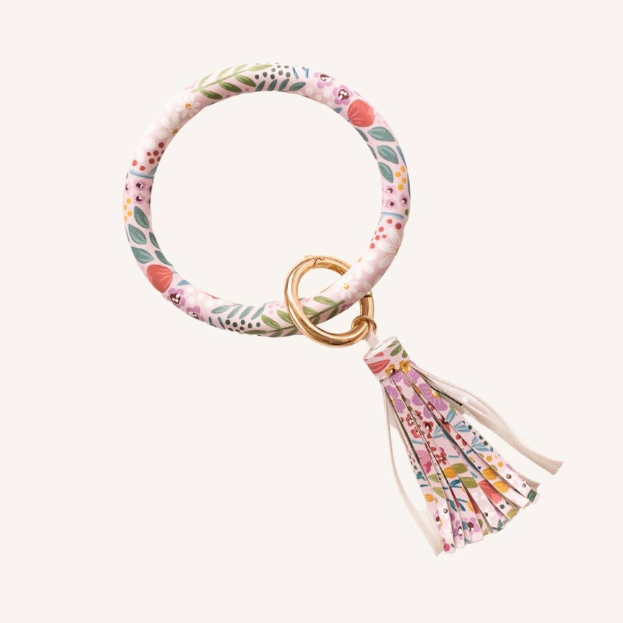 Accessories Elyse Breanne Keychains & Pins | Circle Wristlet Keyring