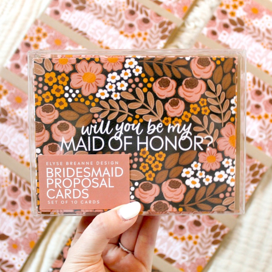 Stationery Elyse Breanne Cards & Paper | Set Of 10 Bridesmaid Proposal Cards