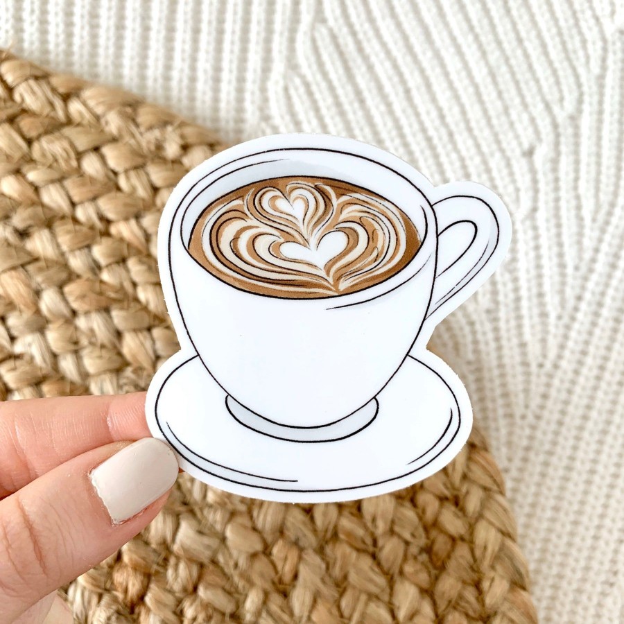 Stickers Elyse Breanne Coffee & Food | Waterproof Vinyl Sticker, 2.5X2.5"