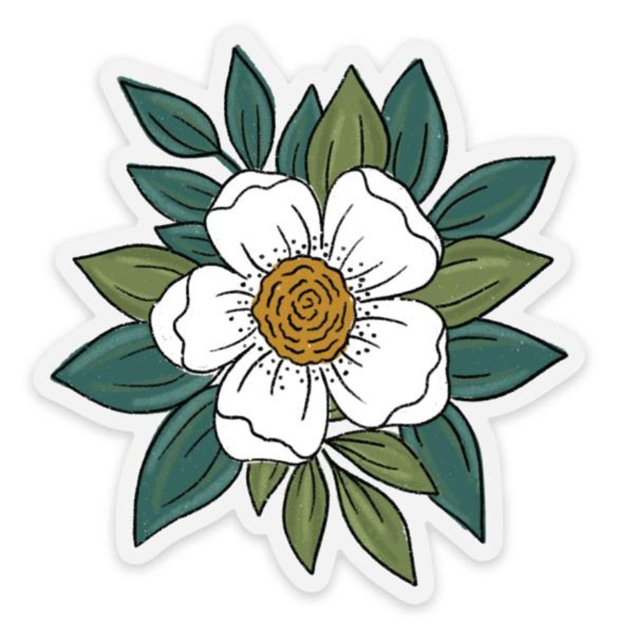 Stickers Elyse Breanne Florals | Clear Waterproof Vinyl Sticker, 3.25X3.25"