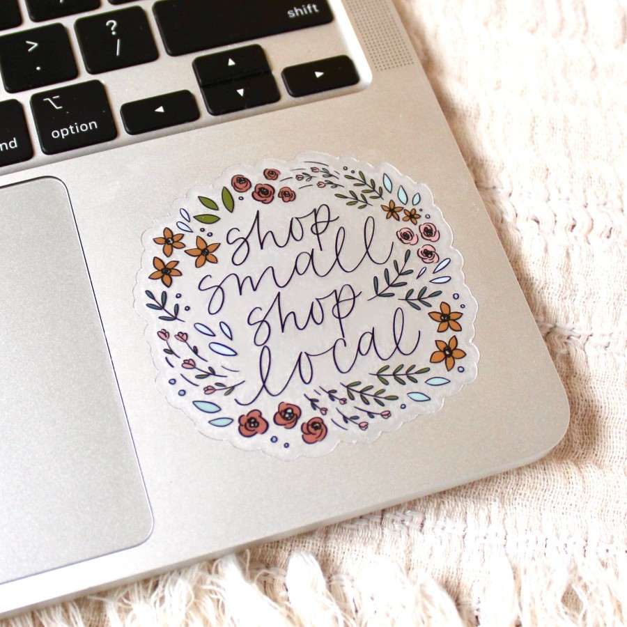 Stickers Elyse Breanne Quotes | Clear Waterproof Vinyl Sticker, 2.75X2.75"