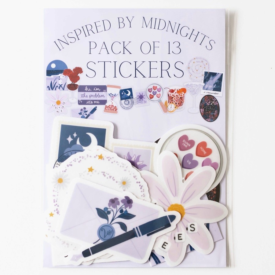 Stickers Elyse Breanne Inspired By Midnights | Pack Of 13 Stickers