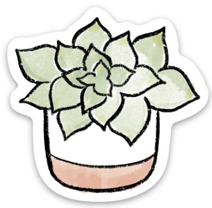 Stickers Elyse Breanne Plants | Waterproof Vinyl Sticker, 2X2"