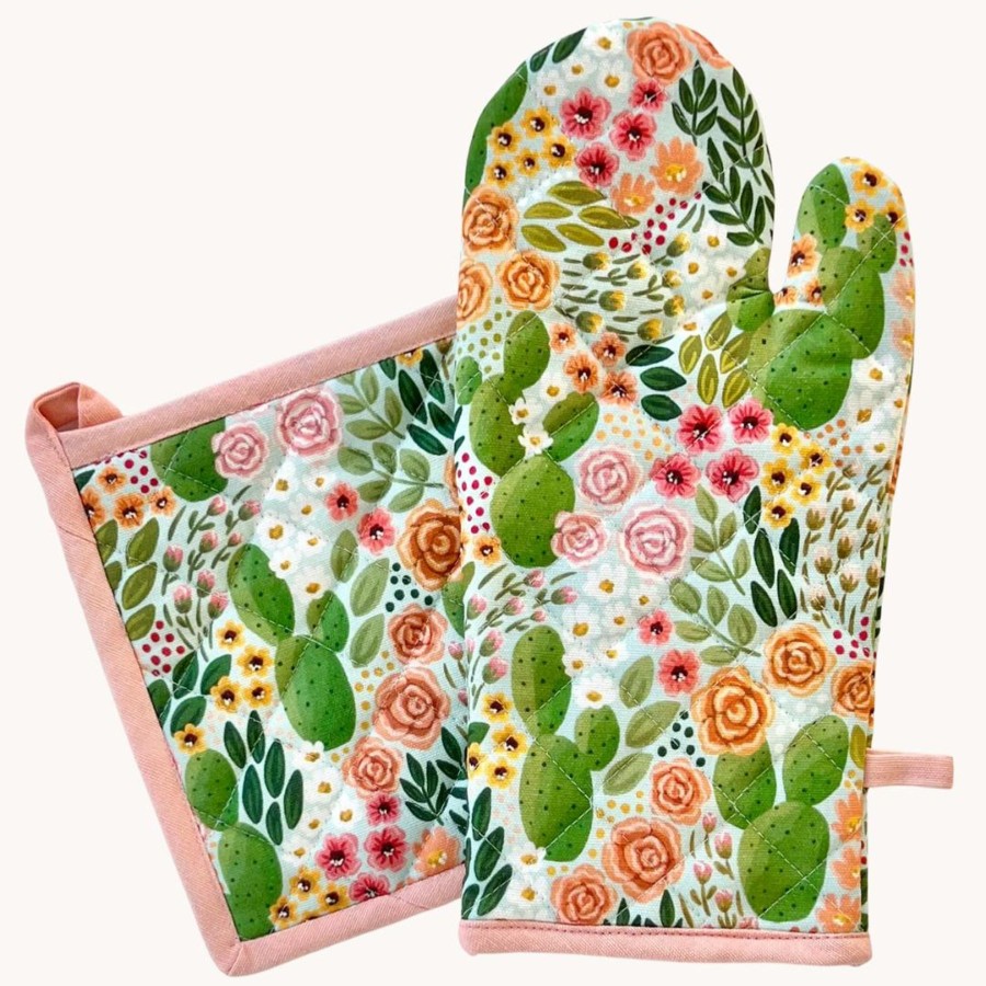 Home & Living Elyse Breanne Kitchen | Oven Mitt + Pot Holder Set