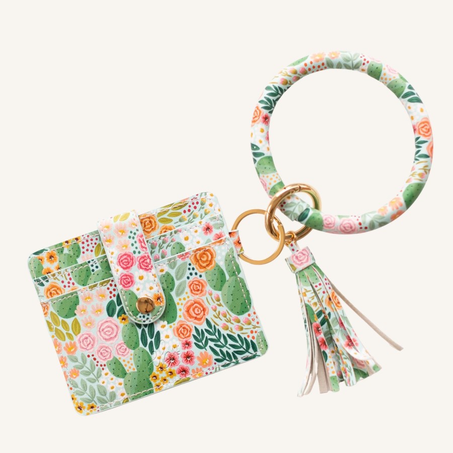 Accessories Elyse Breanne Keychains & Pins | Circle Wristlet Keyring