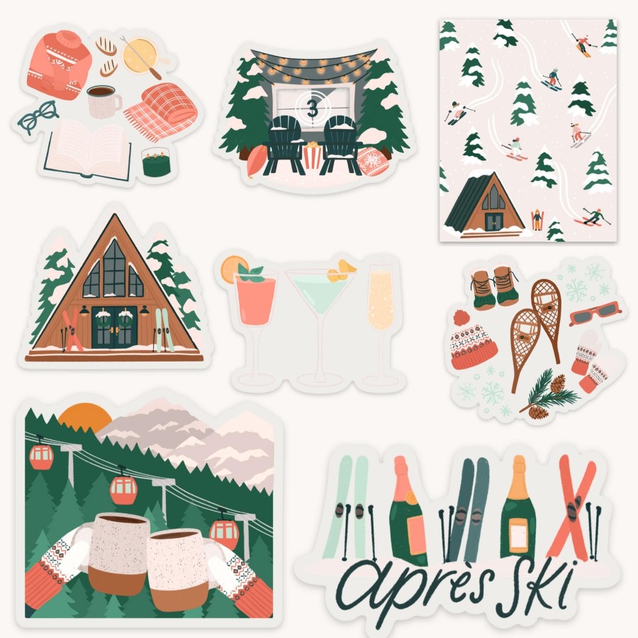 Stickers Elyse Breanne Sticker Packs | Apres Ski Sticker Pack