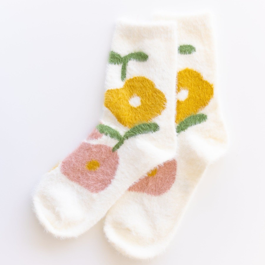 Apparel And Accessories Elyse Breanne | Floral Blossom Socks