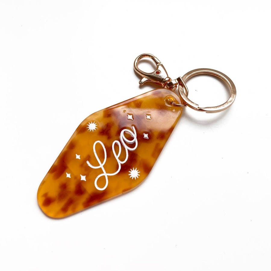 Apparel And Accessories Elyse Breanne | Leo Horoscope Motel Keychain