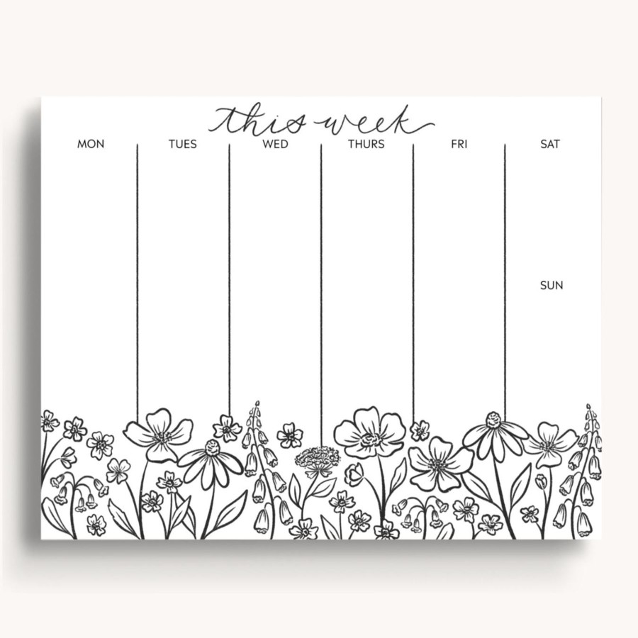 Stationery Elyse Breanne Planners | Weekly Planner Notepad, 8.5X11"