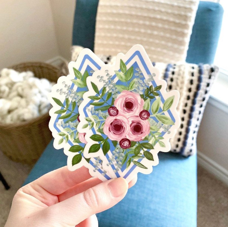 Stickers Elyse Breanne Florals | Waterproof Vinyl Sticker, 3.5X2.5"