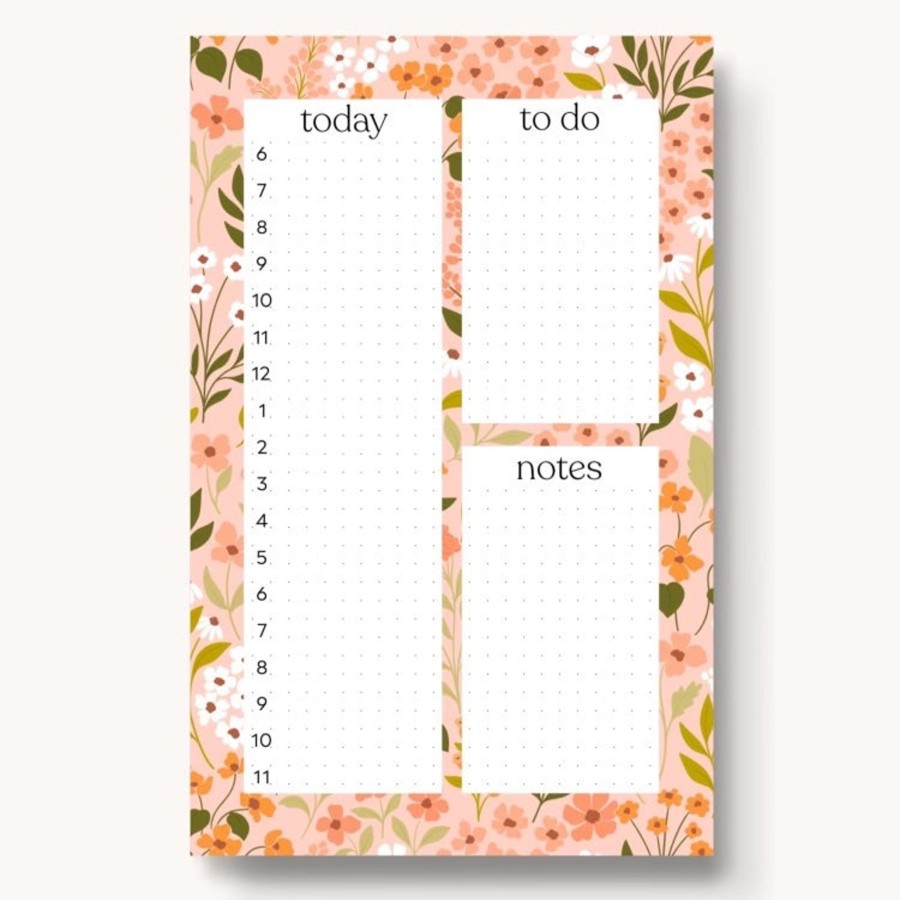 Stationery Elyse Breanne Planners | Hourly Daily Planner Notepad, 8.5X5.5"