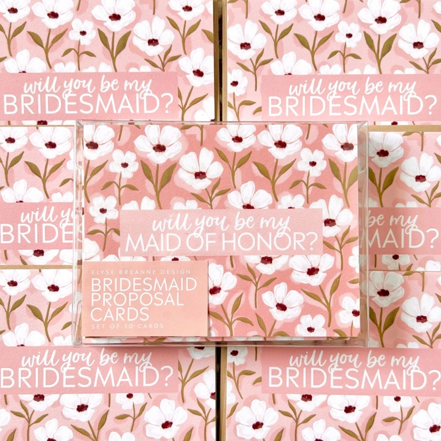 Stationery Elyse Breanne Cards & Paper | Set Of 10 Bridesmaid Proposal Cards