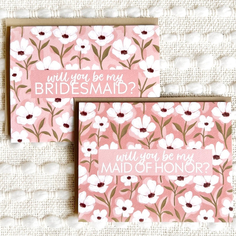 Stationery Elyse Breanne Cards & Paper | Set Of 10 Bridesmaid Proposal Cards